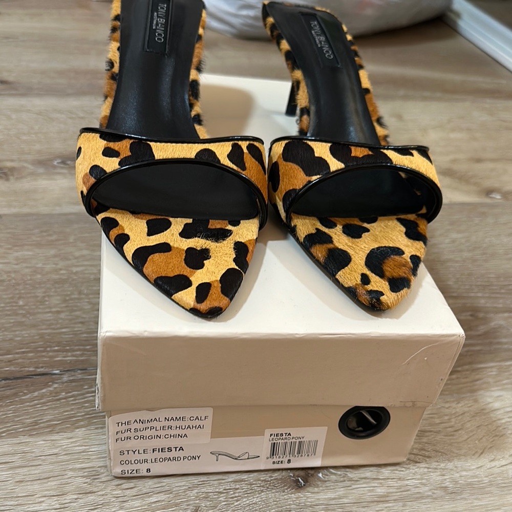 Nine West Leopard Print Heels